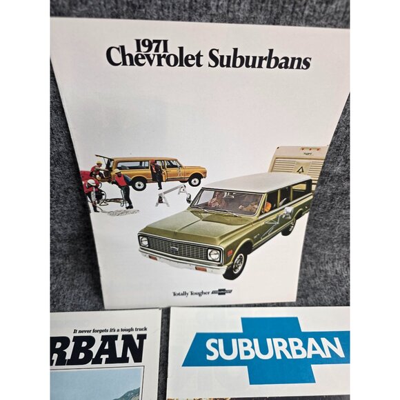 1970-1976 Chevrolet Suburban Brochure Lot Includes 5 Original Vintage Ads #1 - Picture 6 of 8